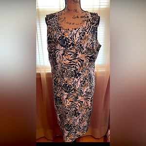 Sag Harbor Animal Print Dress